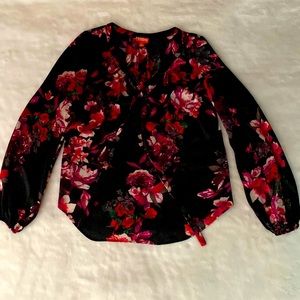 KIRNA ZABETE For Target Collection Floral Blouse ballon long sleeves Size XS 🌸